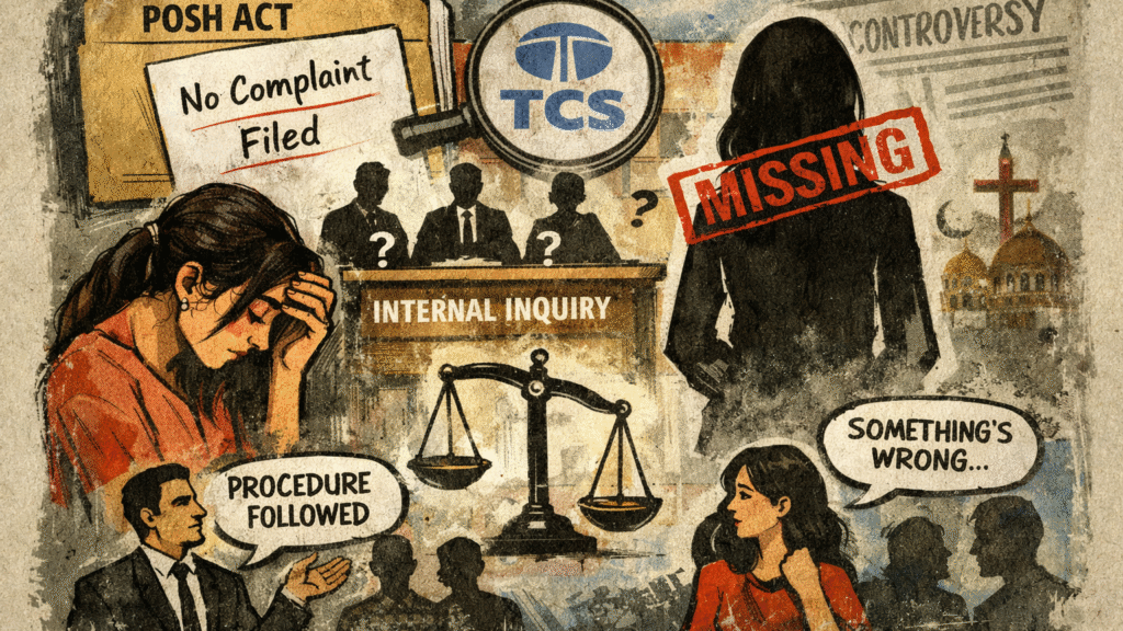 TCS Nashik POSH Complaint Missing