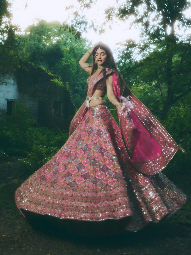 Sreeleela’s Banaras-inspired pink lehenga shows how to balance maximal craft