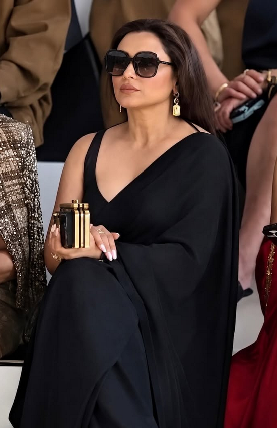 Rani Mukerji’s black sari at Sabyasachi’s NYFW show makes a case for front-row restraint